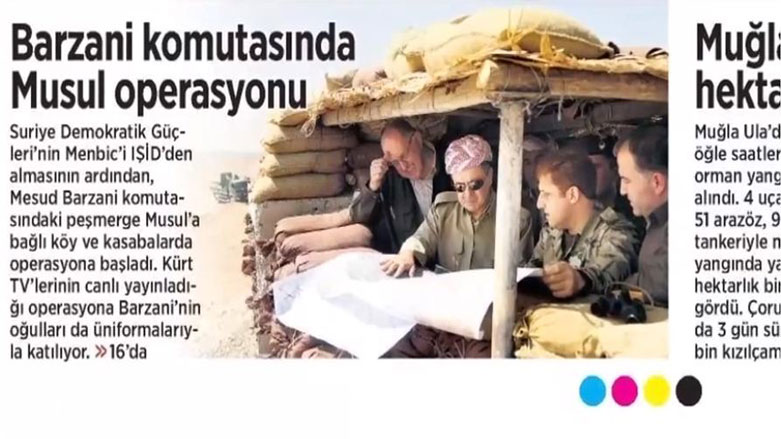 Nerîn ên şareza yên Turkîyayê li ser Operasyûn a Xazir û Giwêr